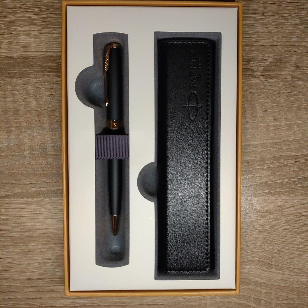 贈答用 未使用 PARKER パーカー ボールペン ソネット マットブラックGT