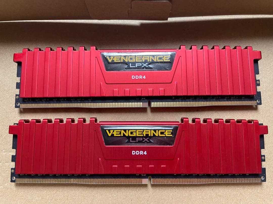 【正常判定】DDR4 8GB×2枚 VENGEANCE LPX
