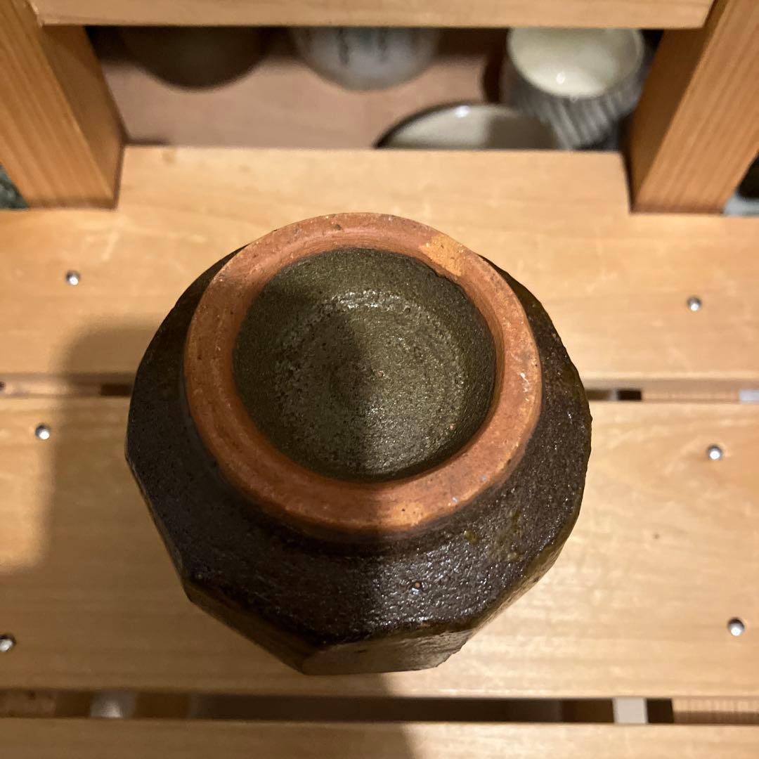 鈴木照雄　面取徳利　民藝
