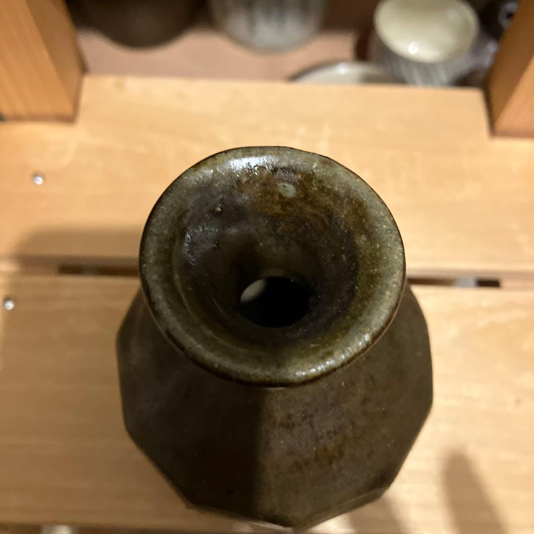 鈴木照雄　面取徳利　民藝