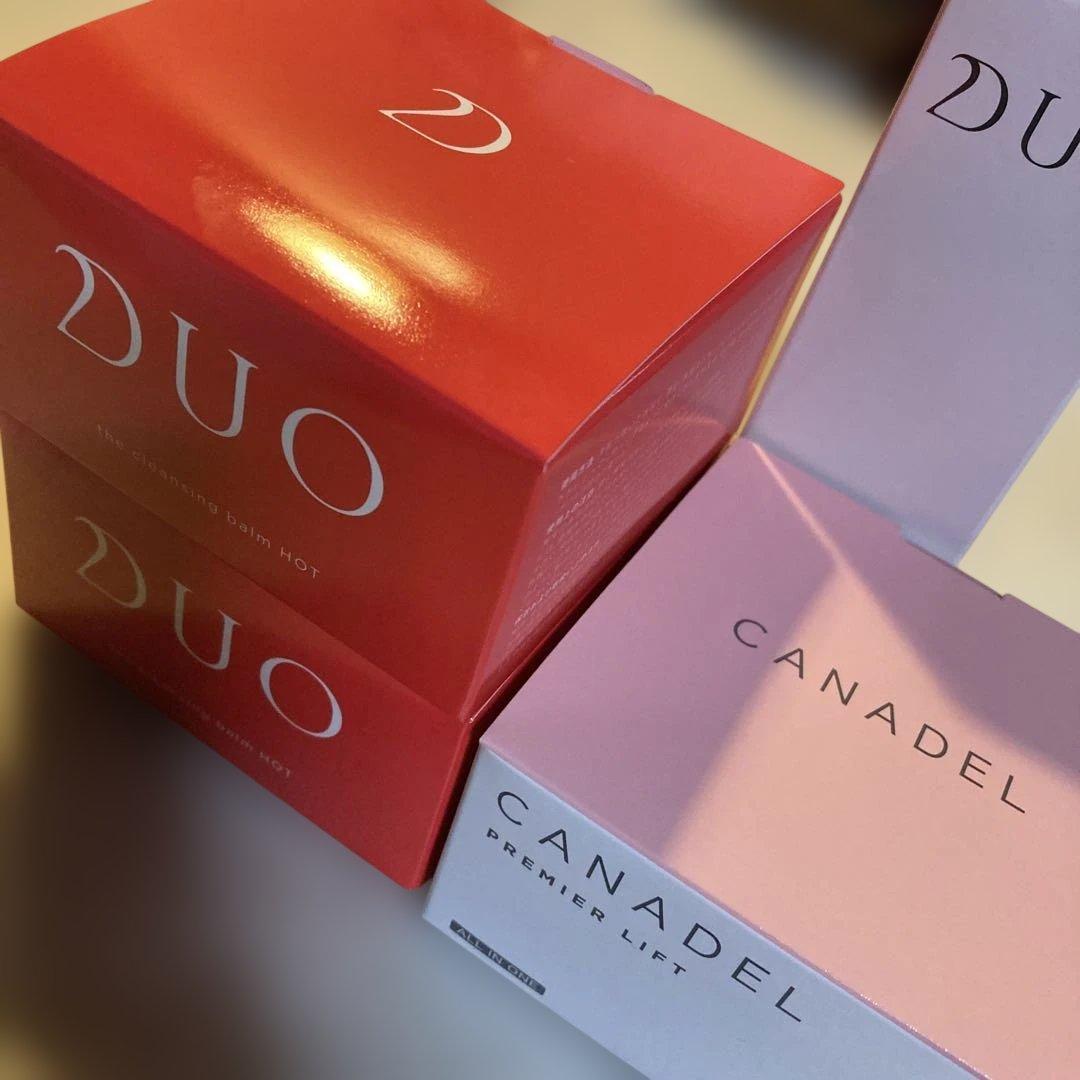 DUO クレンジングバームHOT プレミアリフト美容液ジェル洗顔パウダーブラック