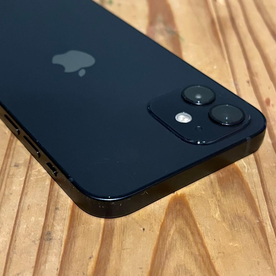 【美品/おまけ付/82%】iPhone 12 ブラック 64GB SIMフリー