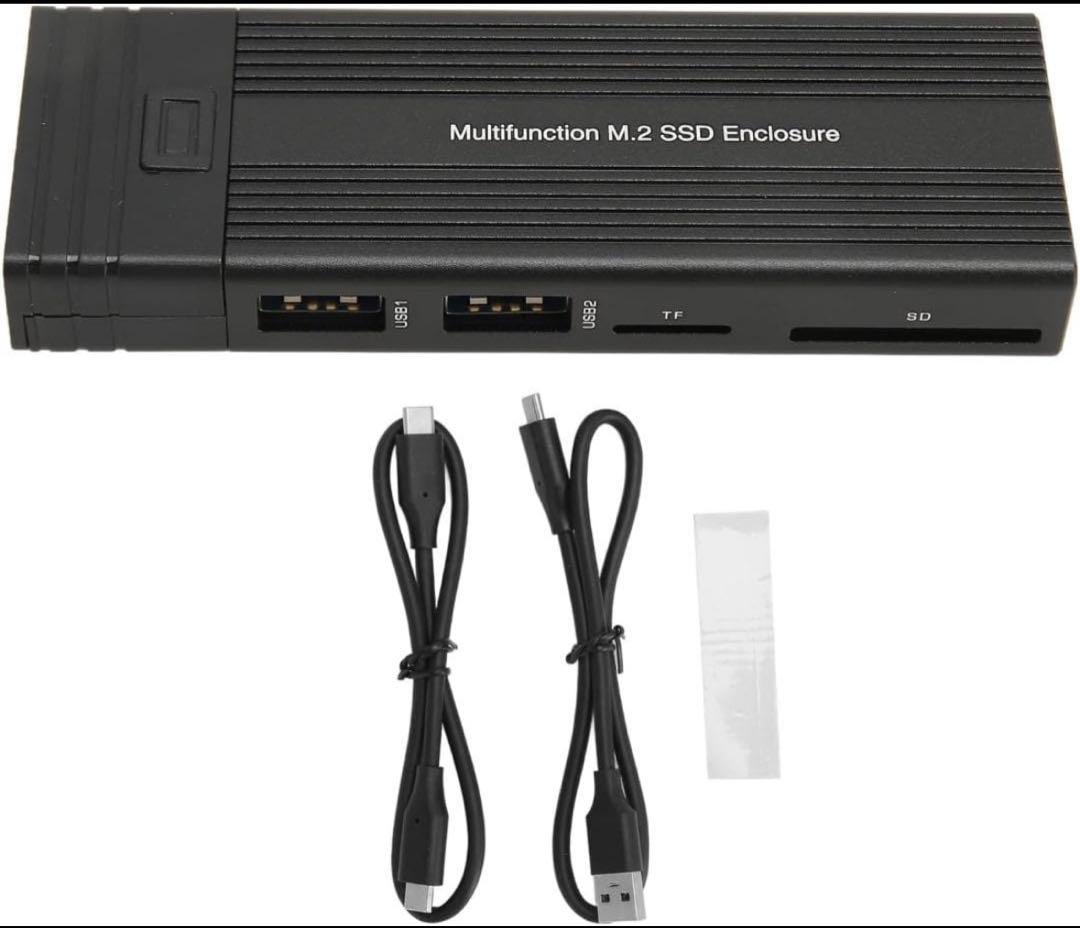 ORICO 2TB PCIe 4.0 NVMe M.2 SSD　外付けケース付き