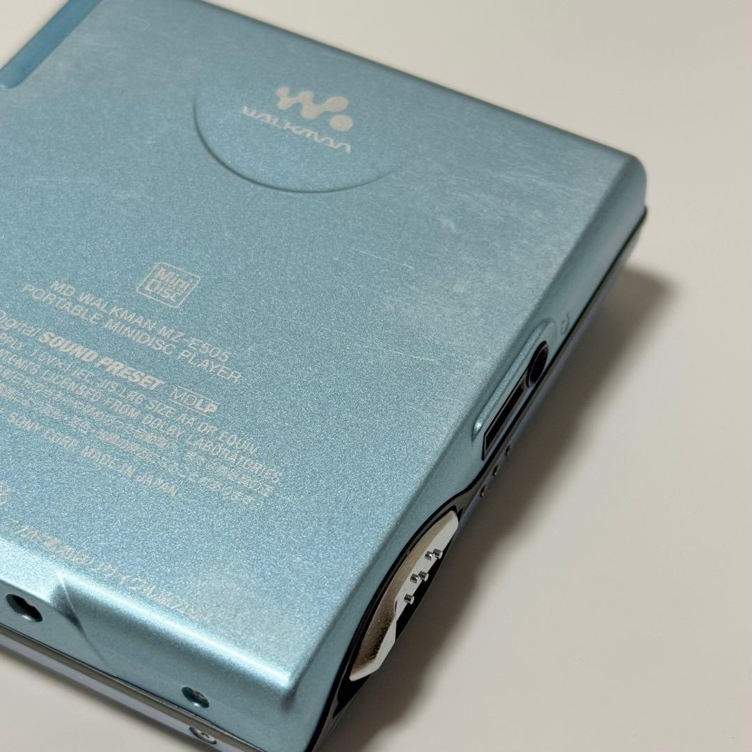動作品 SONY MDウォークマン MZ-E505 ポータブルMDプレーヤー