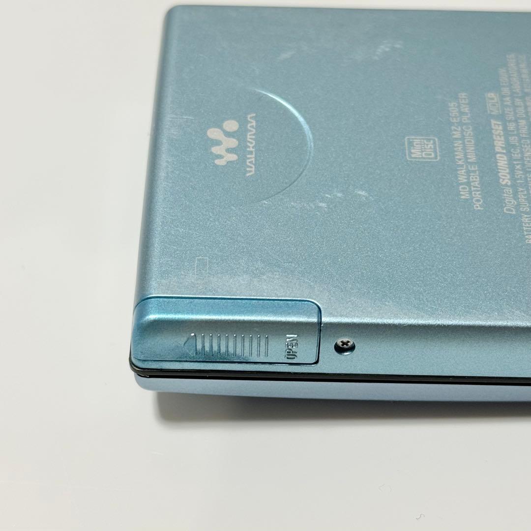 動作品 SONY MDウォークマン MZ-E505 ポータブルMDプレーヤー