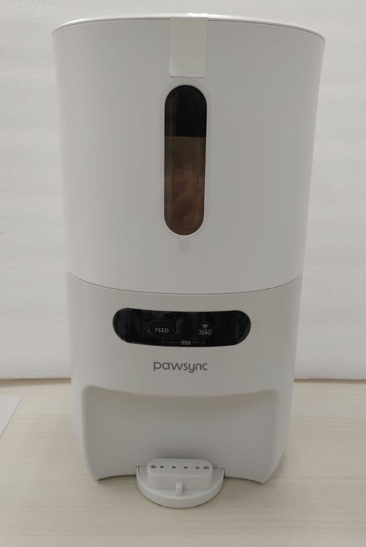 Pawsync 自動給餌器 猫 2年品質保証 スマホ連動 3.6L大容量