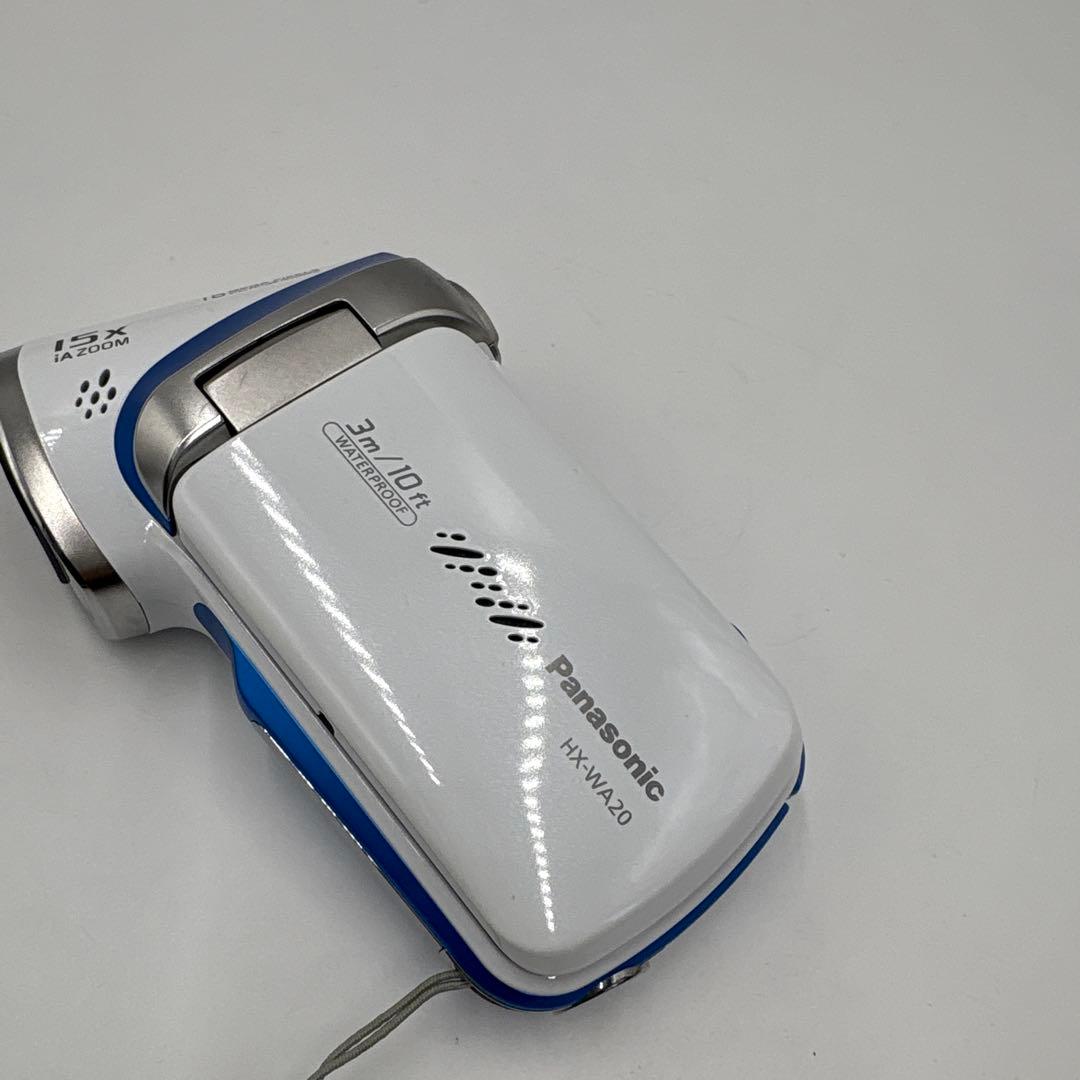 美品　Panasonic 防水ハイビジョンビデオカメラ HX-WA20