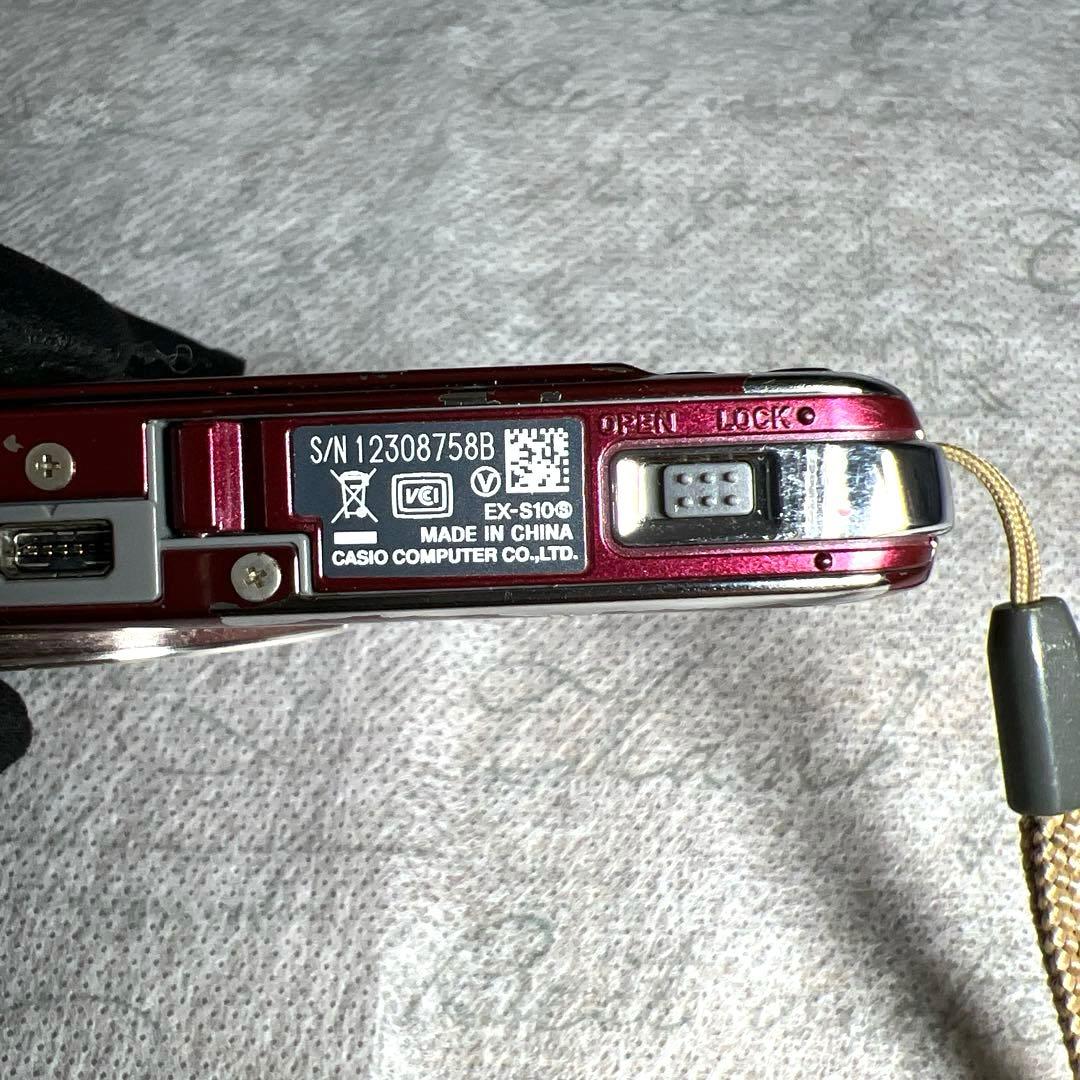 【稼働品】CASIO EXILIM コンパクトデジタルカメラ レッド