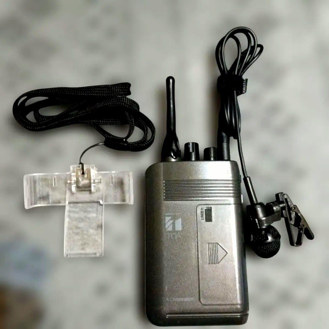 TOA WM-1100携帯型送信機1台 マイク付き