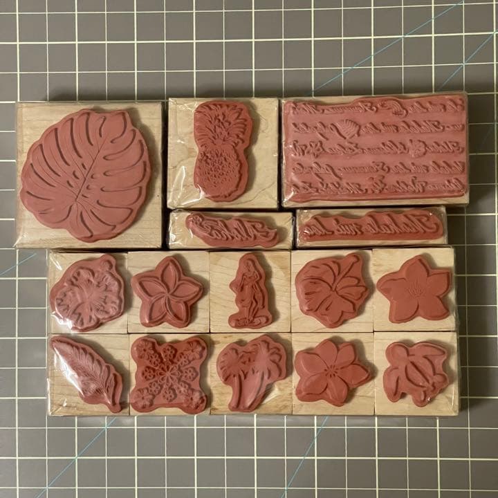 【こどものかお】ハワイスタンプセット