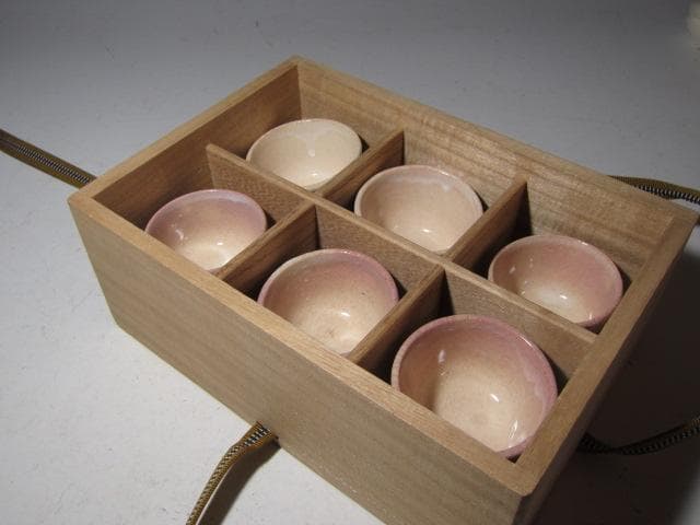 富本憲吉 本人作 鉄描銅彩 盃六客 山本茂雄極め 名品！o572