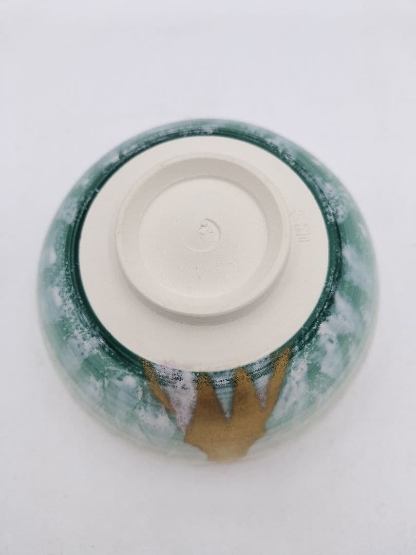 b993【新品・未使用】茶碗 聖夜 クルス文 今岡三四郎 木箱 茶道具