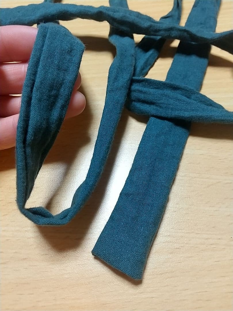 受注製作／ハンドメイド【ウエスト紐ワンピース】フレンチスリーブ／カラー変更可♪