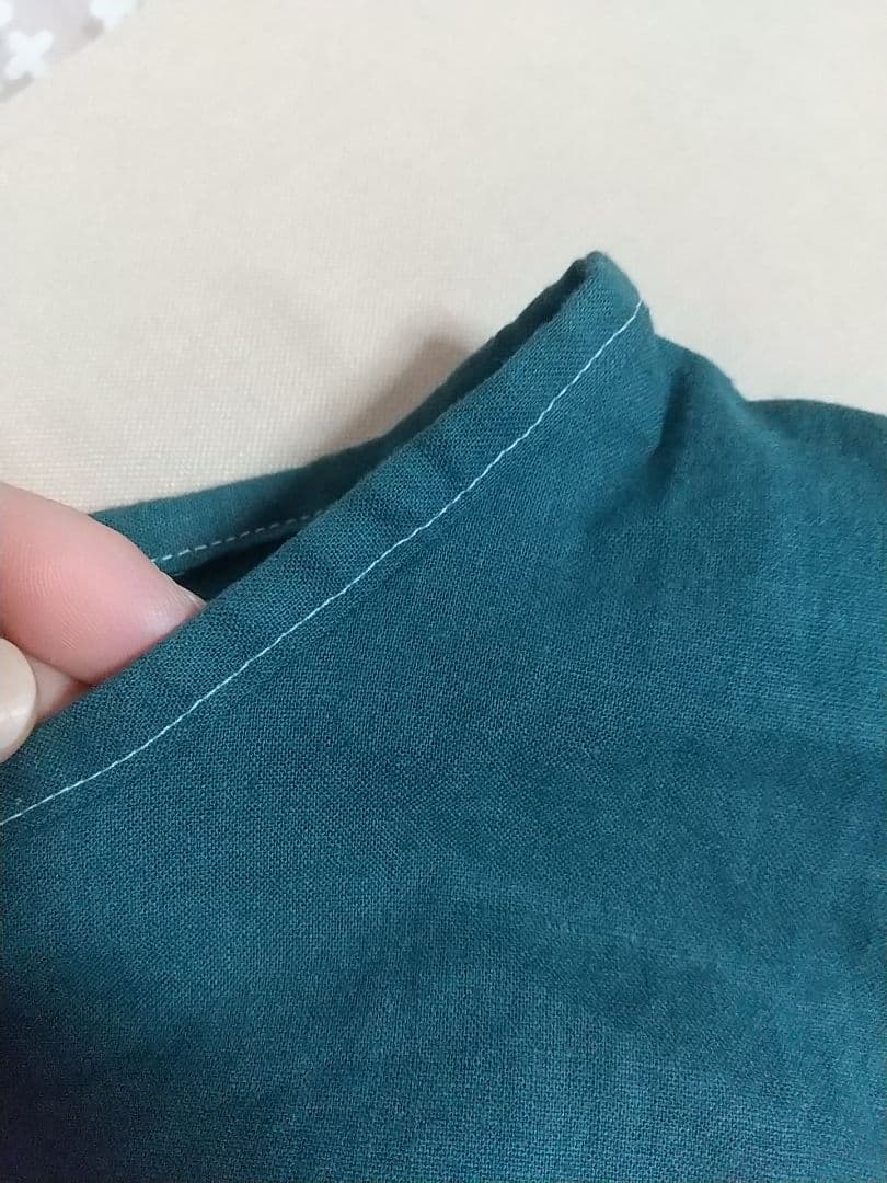 受注製作／ハンドメイド【ウエスト紐ワンピース】フレンチスリーブ／カラー変更可♪