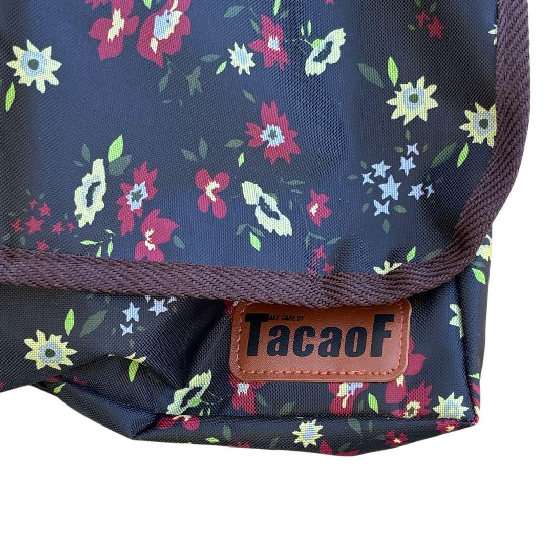 【美品】シルバーカー SICP01 フラワーブラック　テイコブ　TacaoF