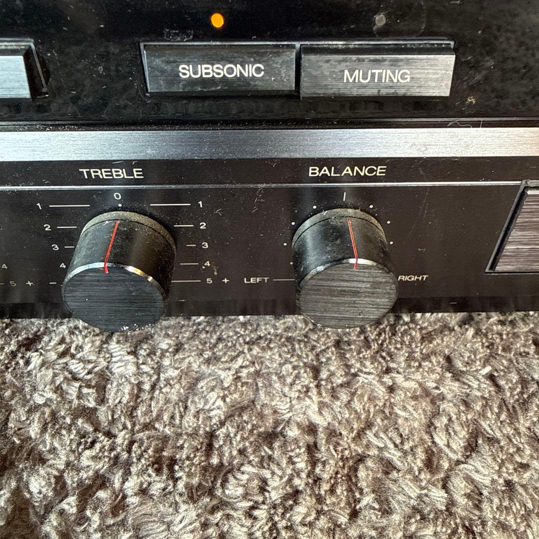レトロ　オーディオ　アンプ　山水　Sansui AU-α707 動作品