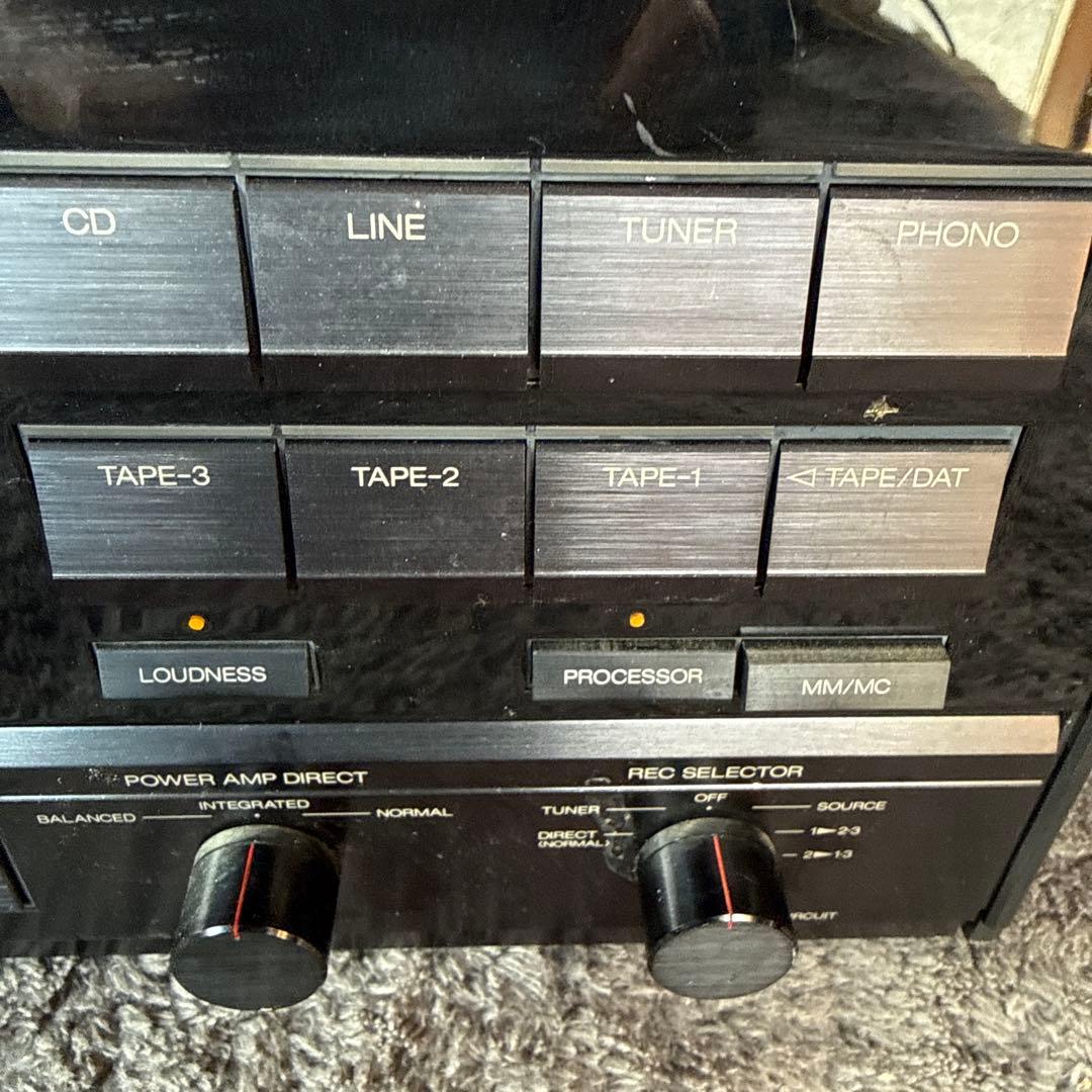 レトロ　オーディオ　アンプ　山水　Sansui AU-α707 動作品