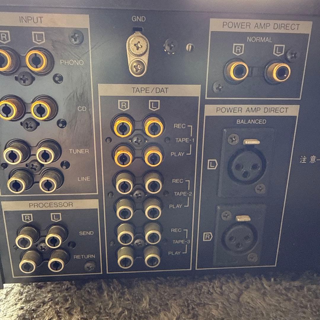 レトロ　オーディオ　アンプ　山水　Sansui AU-α707 動作品