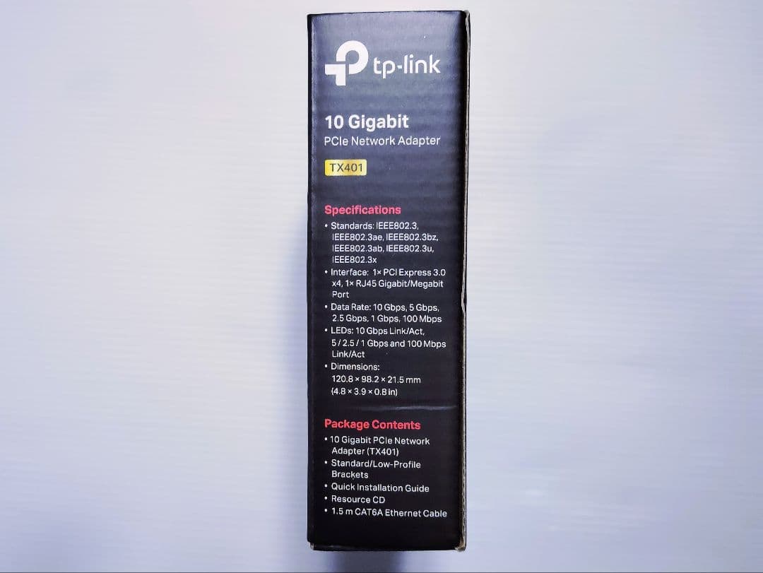 【使用激短】10ギガビット ネットワークアダプター tp-link TX401