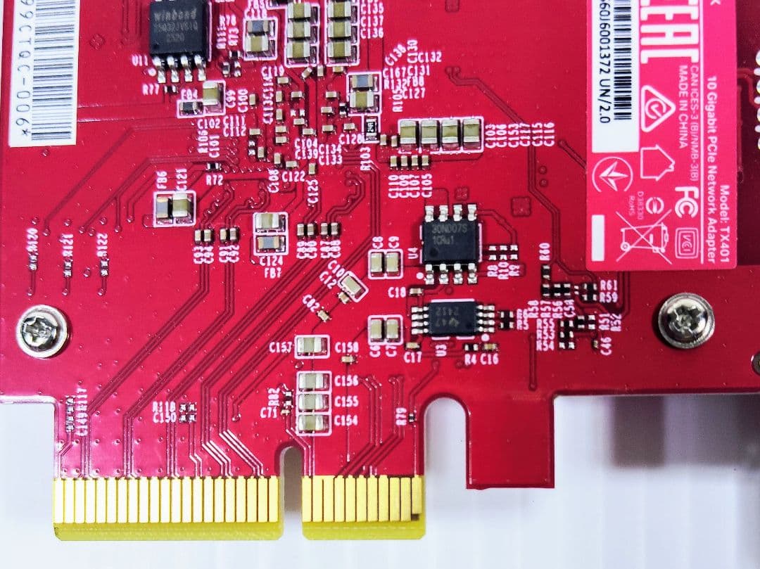 【使用激短】10ギガビット ネットワークアダプター tp-link TX401