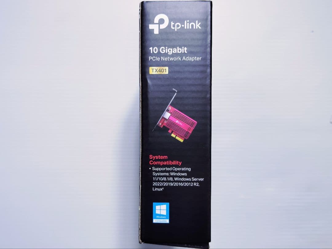 【使用激短】10ギガビット ネットワークアダプター tp-link TX401
