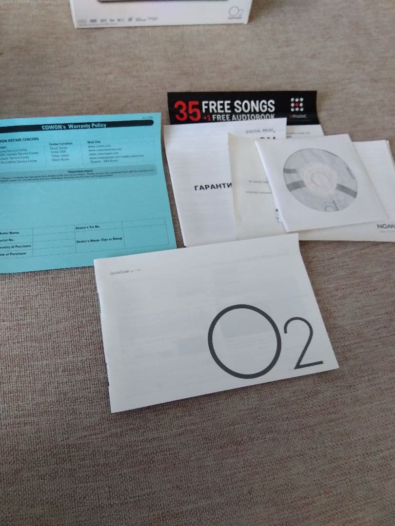 COWON O2 32GB ホワイト　PMP ポータブルメディアプレーヤー