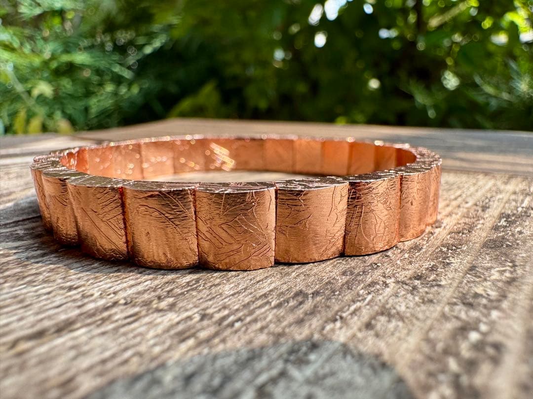 ギベオン（メテオライト）バングル　8mm 内径16.5cm