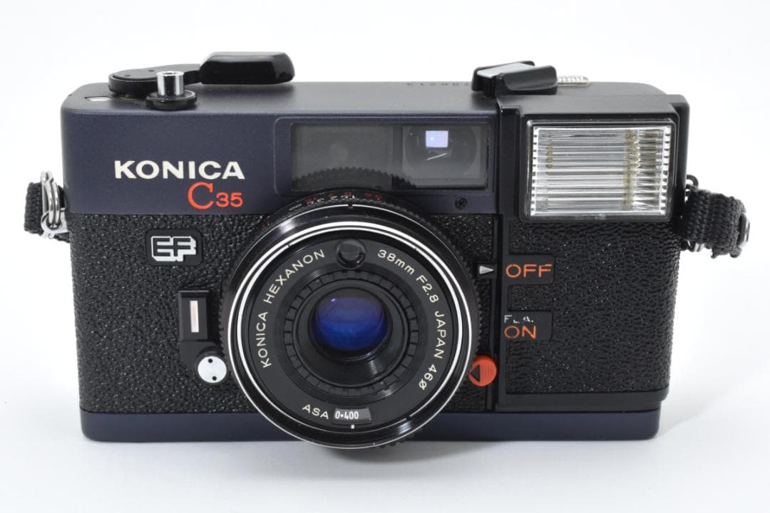 #665★稀少品★Konica C35 EF コンパクトフィルムカメラ