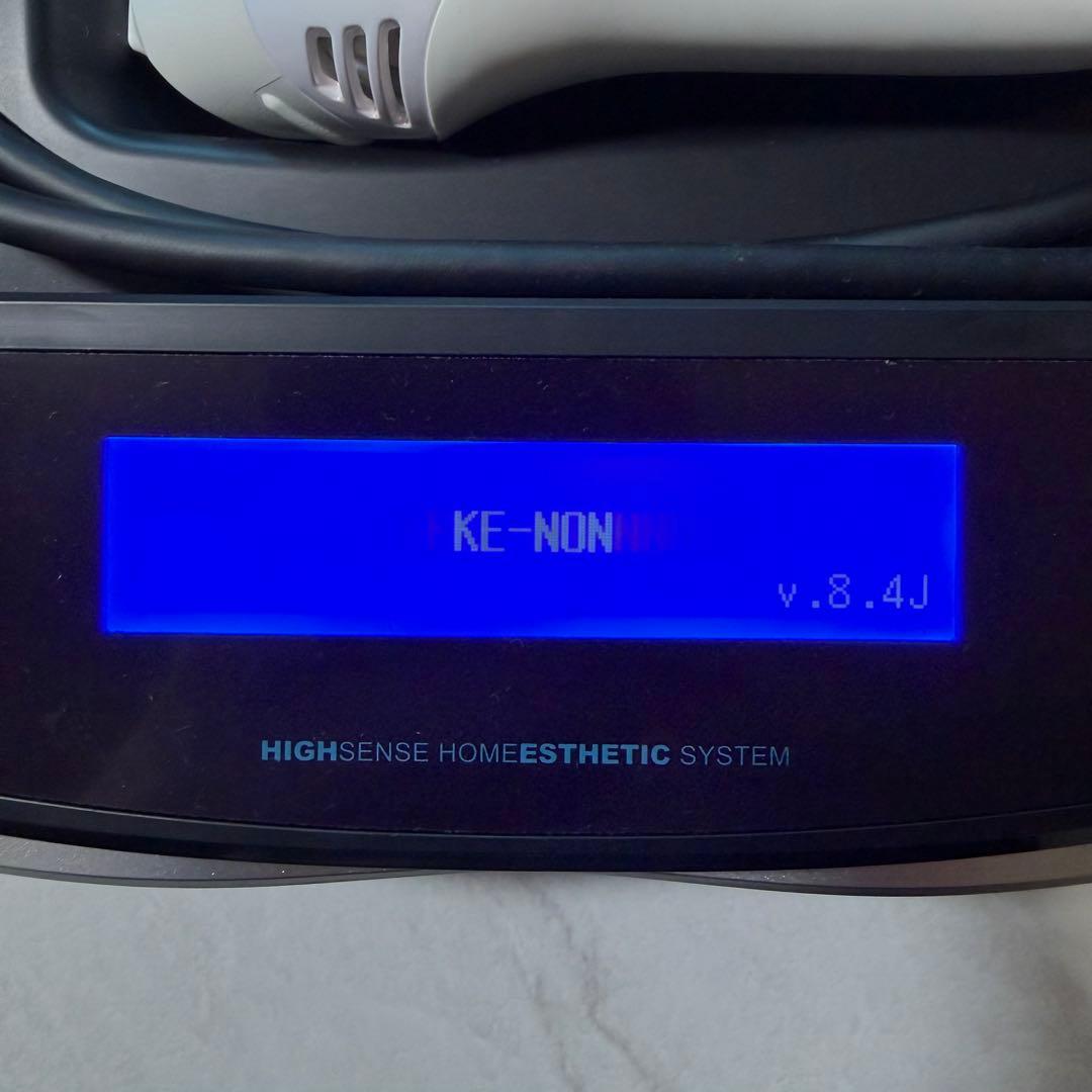 美品 Ke-non ケノン Ver8.4 脱毛器 パールホワイト
