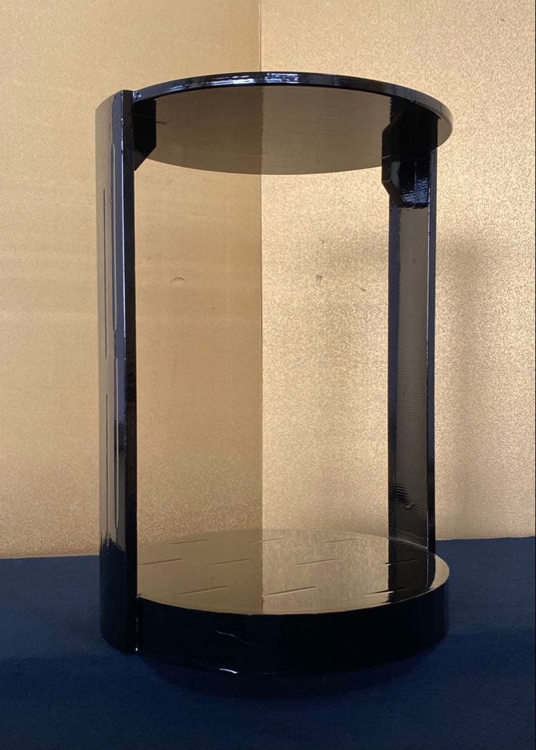 《R》茶道具 宗旦 丸卓 元箱　　260324A5