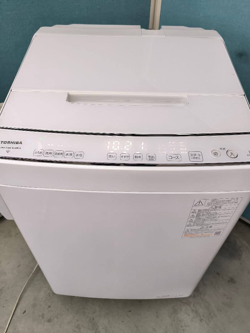 東芝 10．0kg全自動洗濯機 ZABOON AW-10DPE1 　洗剤自動投入