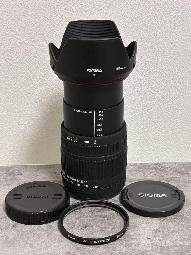 ⭐️完動品⭐️シグマ SIGMA 18-200mm 3.5-6.3 DC キャノン用