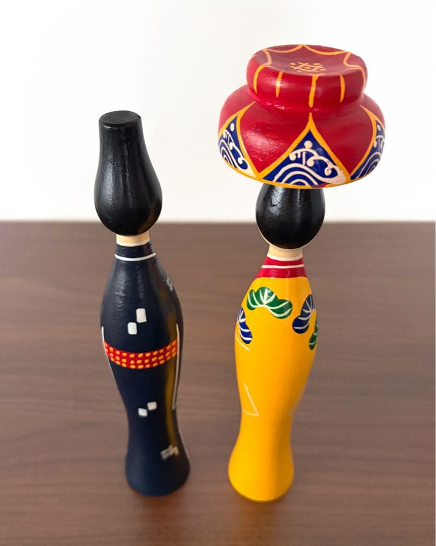 琉球 みやらび こけし 沖縄 郷土玩具 kokeshi 人形 観光 民藝 民芸