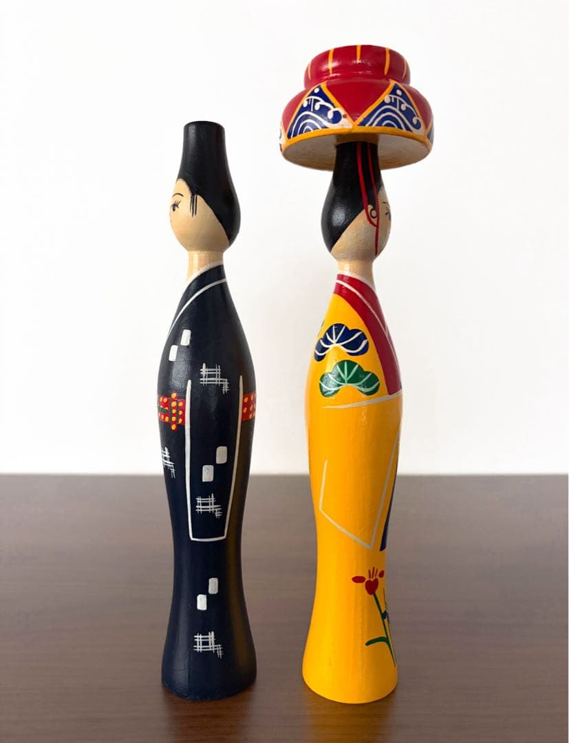 琉球 みやらび こけし 沖縄 郷土玩具 kokeshi 人形 観光 民藝 民芸