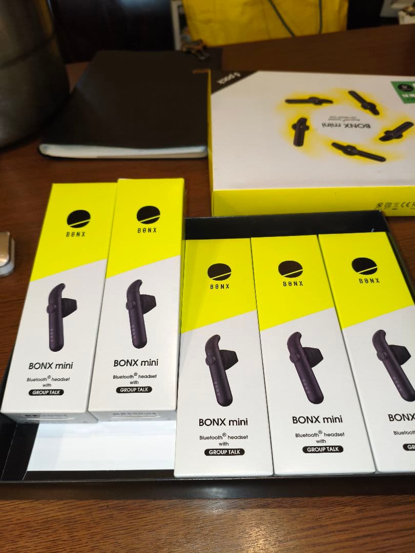 新品 未使用 一部未開封 Bonx mini インカム 無線 ボンクス イヤホン
