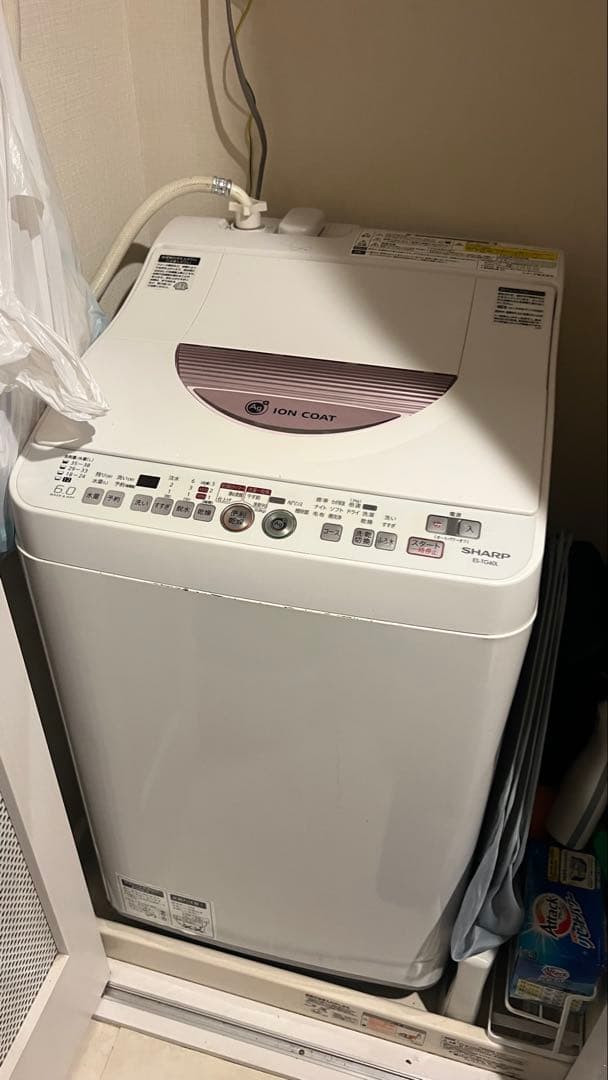 SHARP 縦型洗濯機 ES-TG60L-P