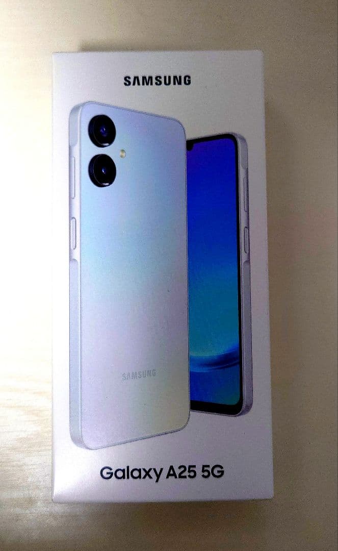 画面傷なし確認済　Samsung Galaxy A25 5G ライトブルー