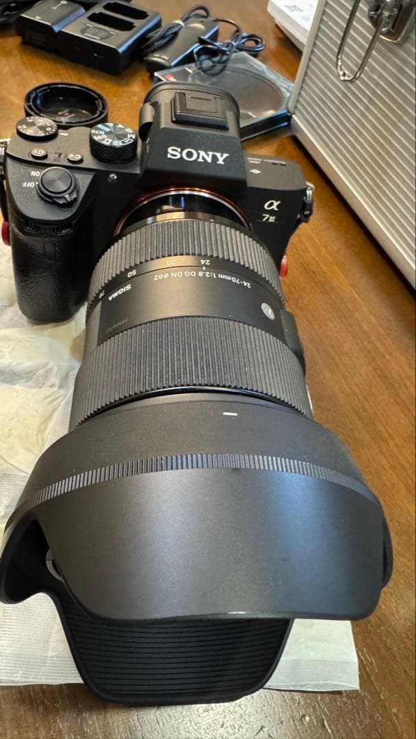 SONY α7IIIミラーレス一眼カメラ本体＋SIGMA24-70mm F2.8