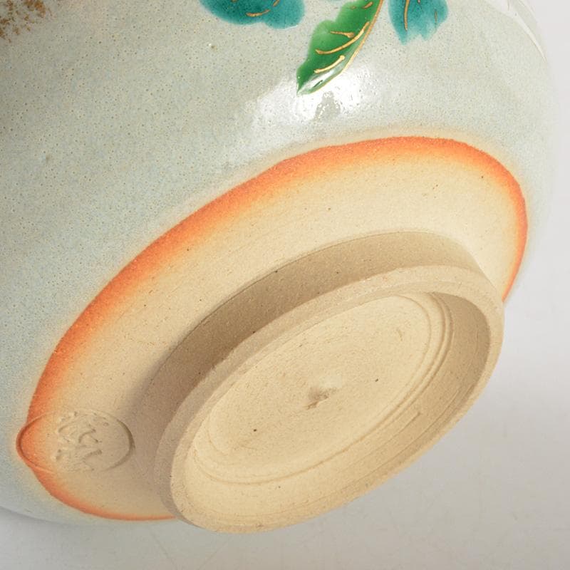 Maison FJ　橋本紫雲造　失透釉　大根蕪文　茶碗　共箱　V　6555