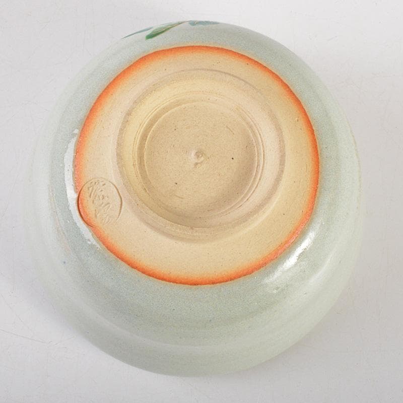 Maison FJ　橋本紫雲造　失透釉　大根蕪文　茶碗　共箱　V　6555