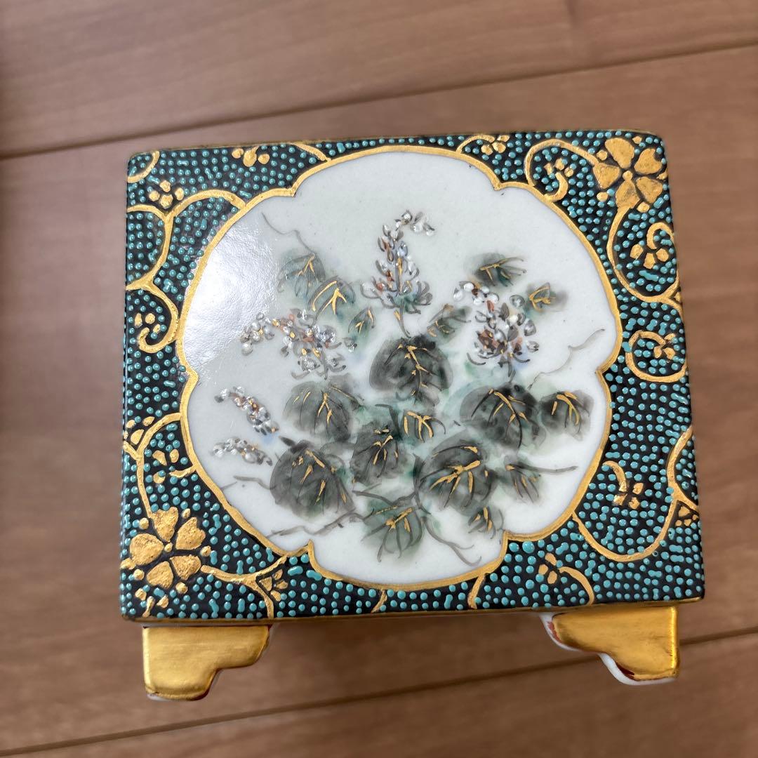 九谷焼　獅子香炉　香道具　古道具　骨董品