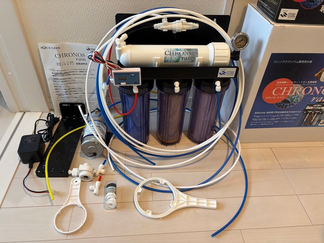 AQUA GEEK アクアギーク　クロノスレイン　RO浄水器　フルセット