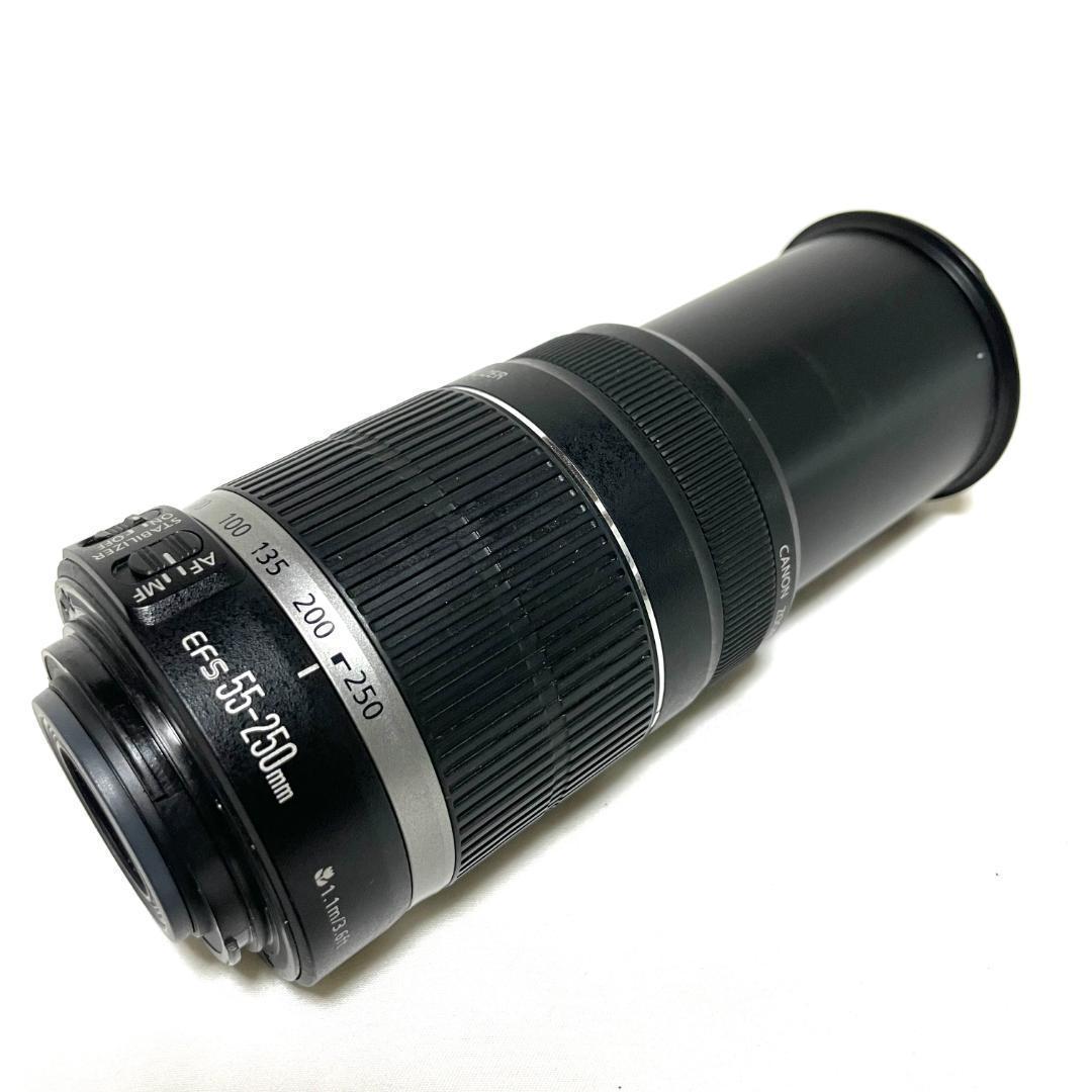 遠くを大きく写せる❣️ Canon EF-S 55-250mm 望遠ズームレンズ