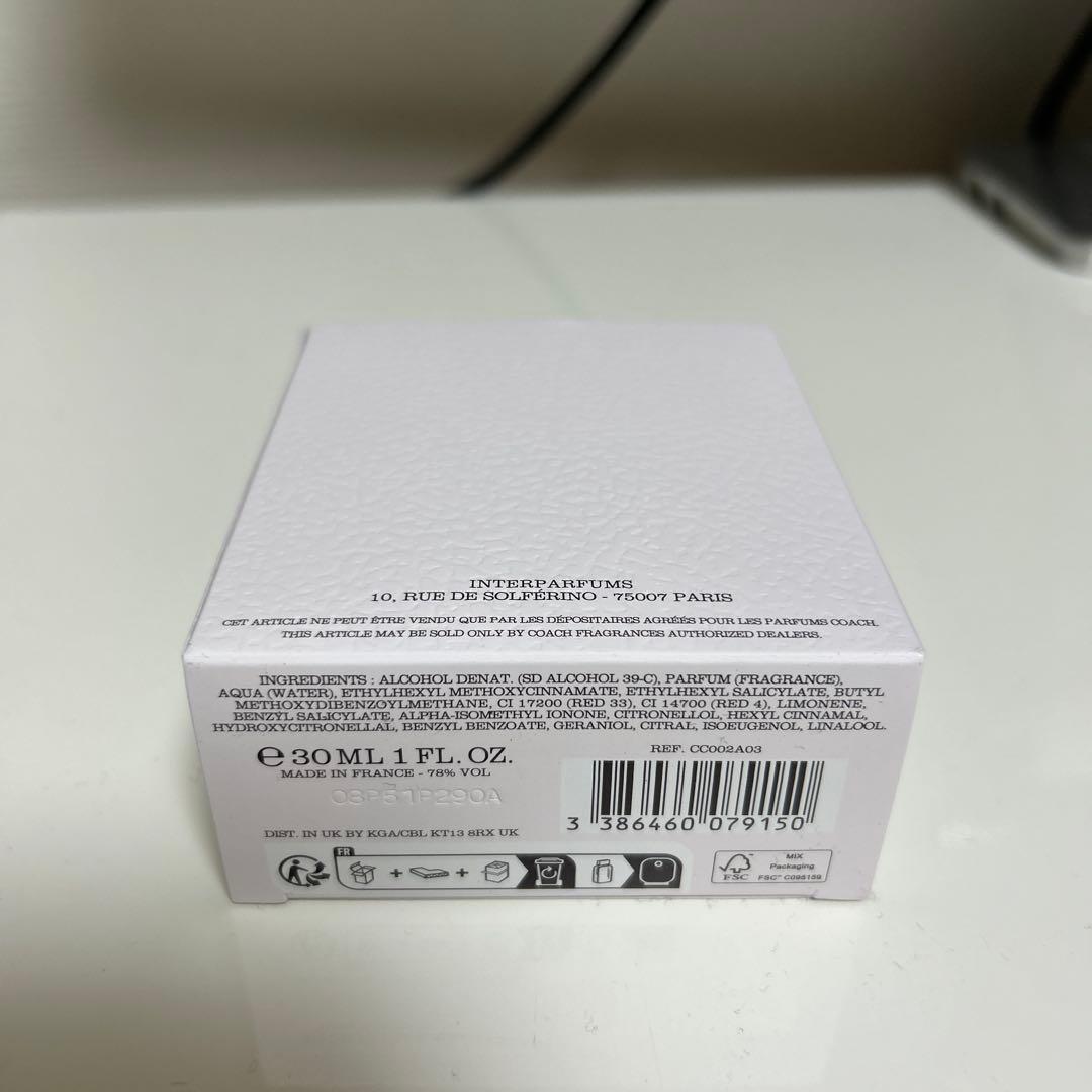 コーチ オードトワレ　30ml