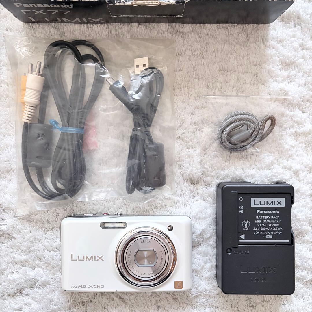 美品【動作確認済】Panasonic パナソニック LUMIX DMC-FX77