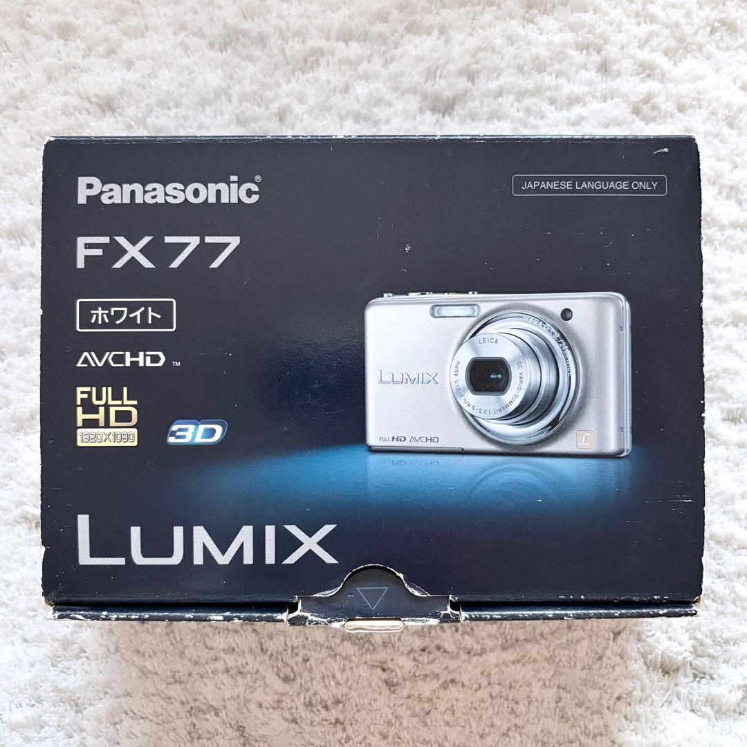 美品【動作確認済】Panasonic パナソニック LUMIX DMC-FX77
