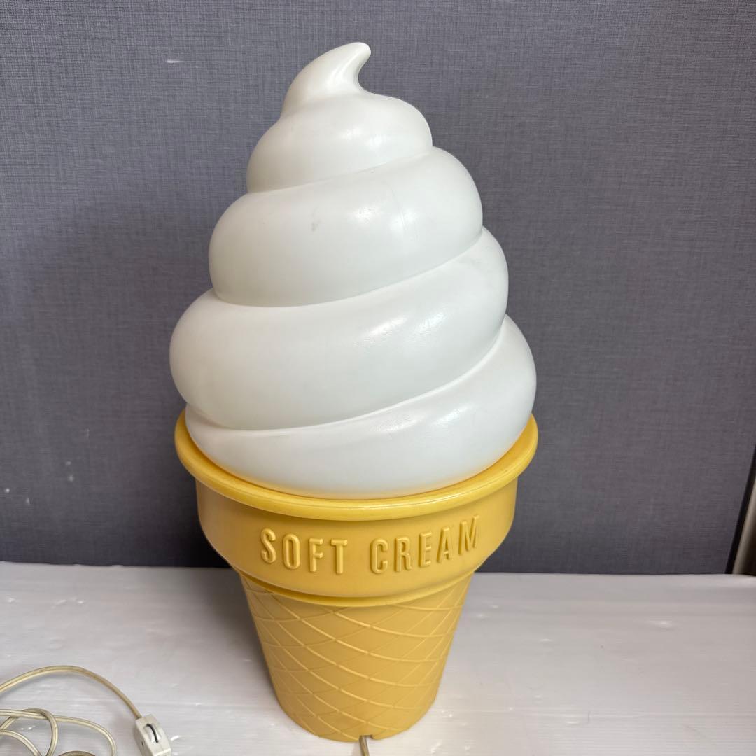 ソフトクリーム　照明　ライト　レトロ　アメリカン雑貨