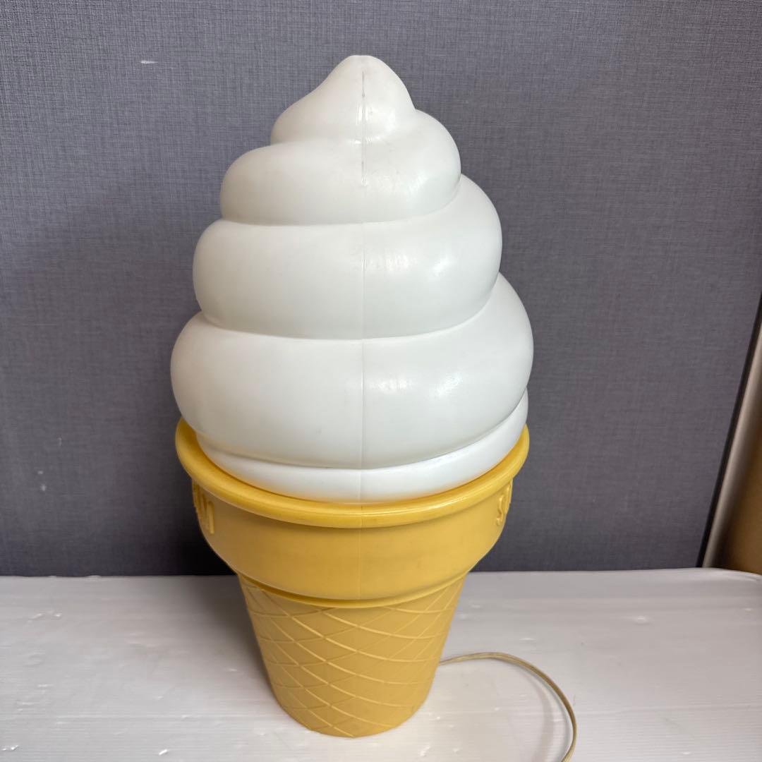 ソフトクリーム　照明　ライト　レトロ　アメリカン雑貨