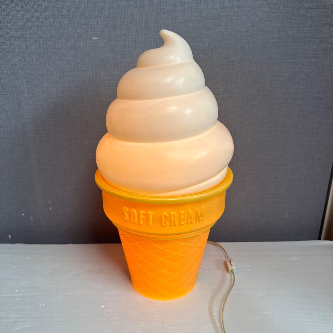 ソフトクリーム　照明　ライト　レトロ　アメリカン雑貨