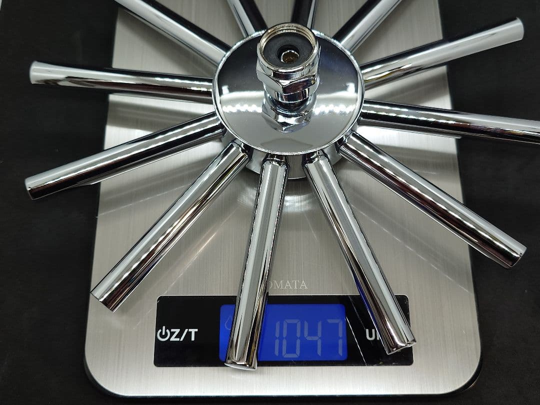固定シャワーヘッド 未使用品 2004年 海外で入手 直径23cm 重さ1kg